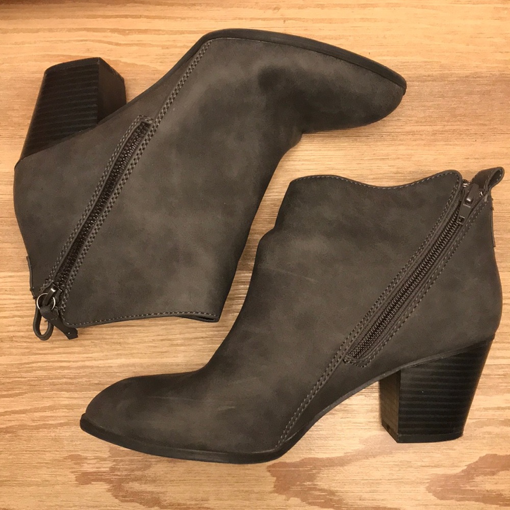 Express grey ankle boots